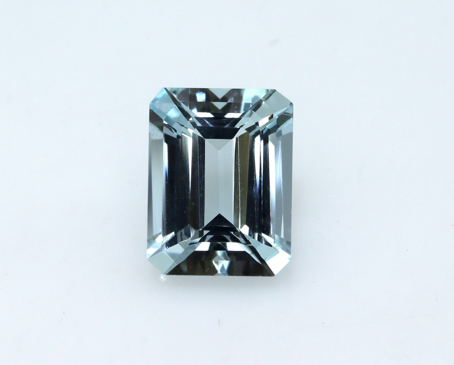 2 Ct AAA Natural Aquamarine Emerald Cut | 9.2x7 mm Blue Gemstone | Eye-Clean Aquamarine for Engagement Ring or Custom Jewelry