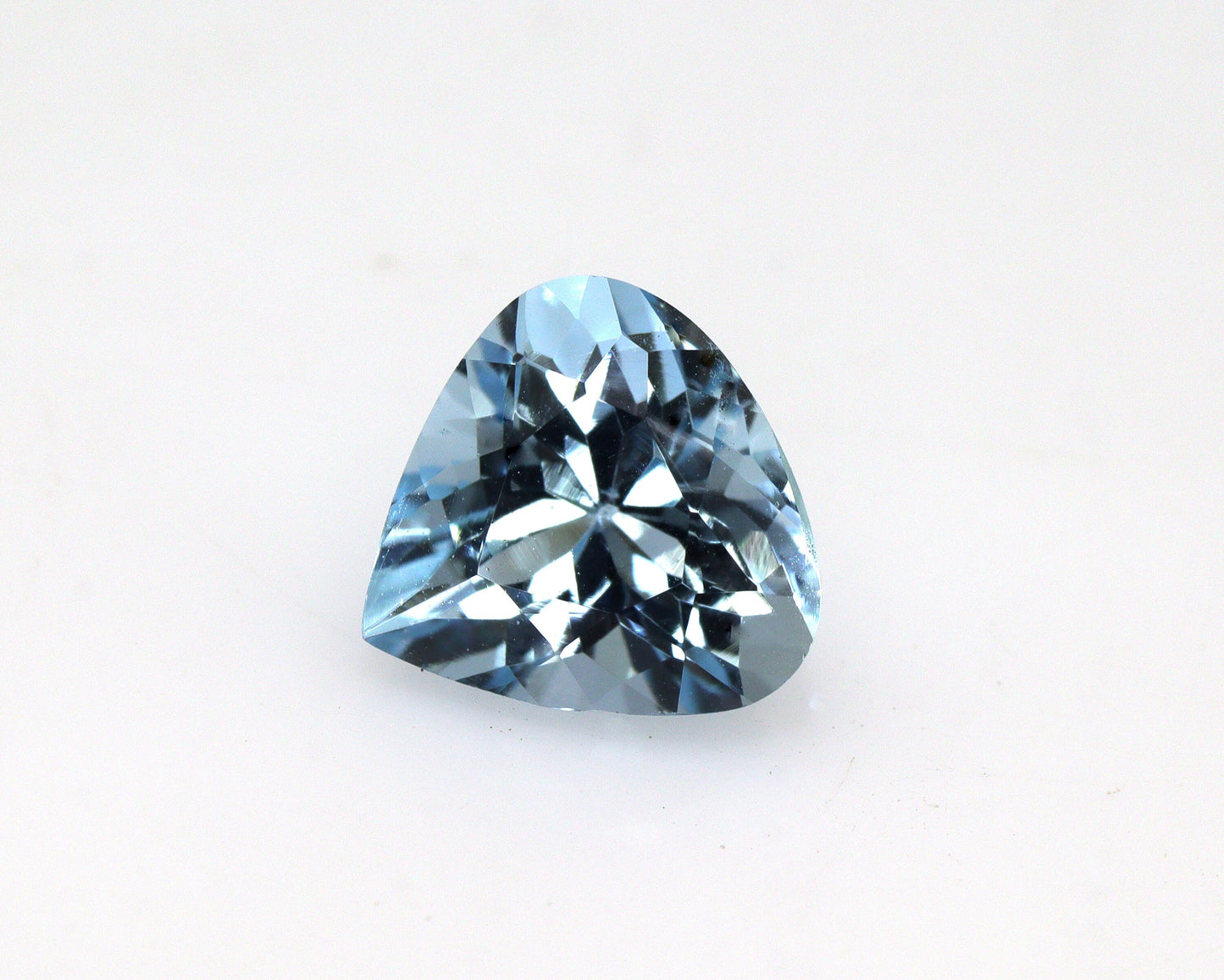 8 mm AAA Natural Aquamarine Heart Cut – 1.56 Ct Loose Blue Aquamarine | For Heart Wedding Ring, Necklace | Eye Clean & Transparent