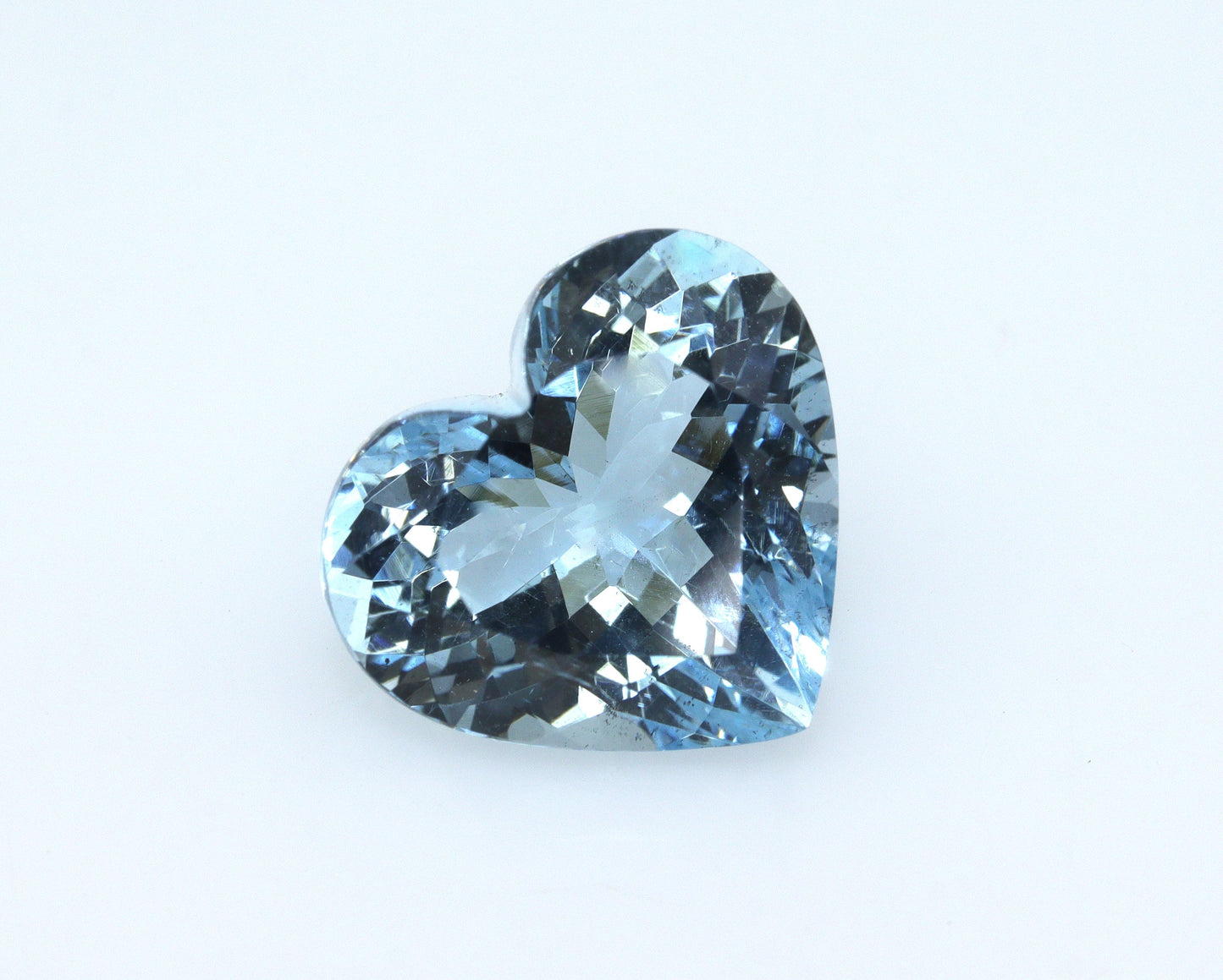 4.5 Ct AAA Natural Aquamarine Heart Cut | High Grade Unheated Aquamarine | Heart Shape Gemstone for Engagement Ring or Pendant