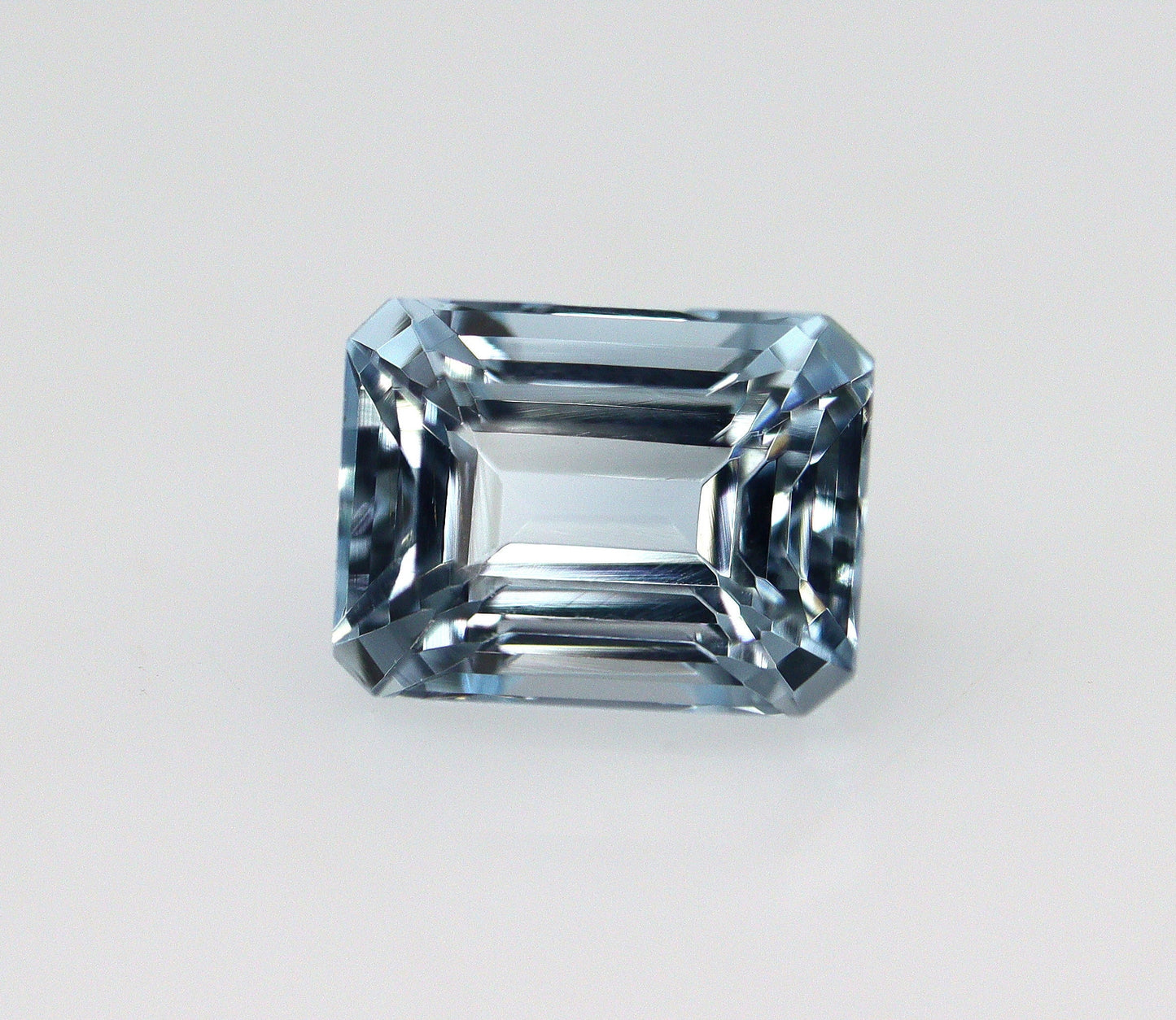 Natural Aquamarine, 6.5x5 mm Emerald Cut, Pale Blue Gemstone, Loose Aquamarine for East West Ring,  Small Emerald Cut Aquamarine