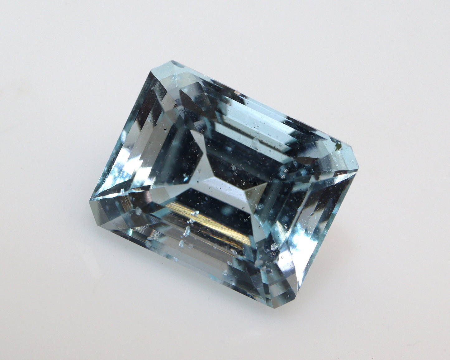 6.5 Ct Natural Aquamarine Emerald Cut | Large Blue Aquamarine Gemstone | March Birthstone | Octagon Loose Aquamarine for Ring Pendant