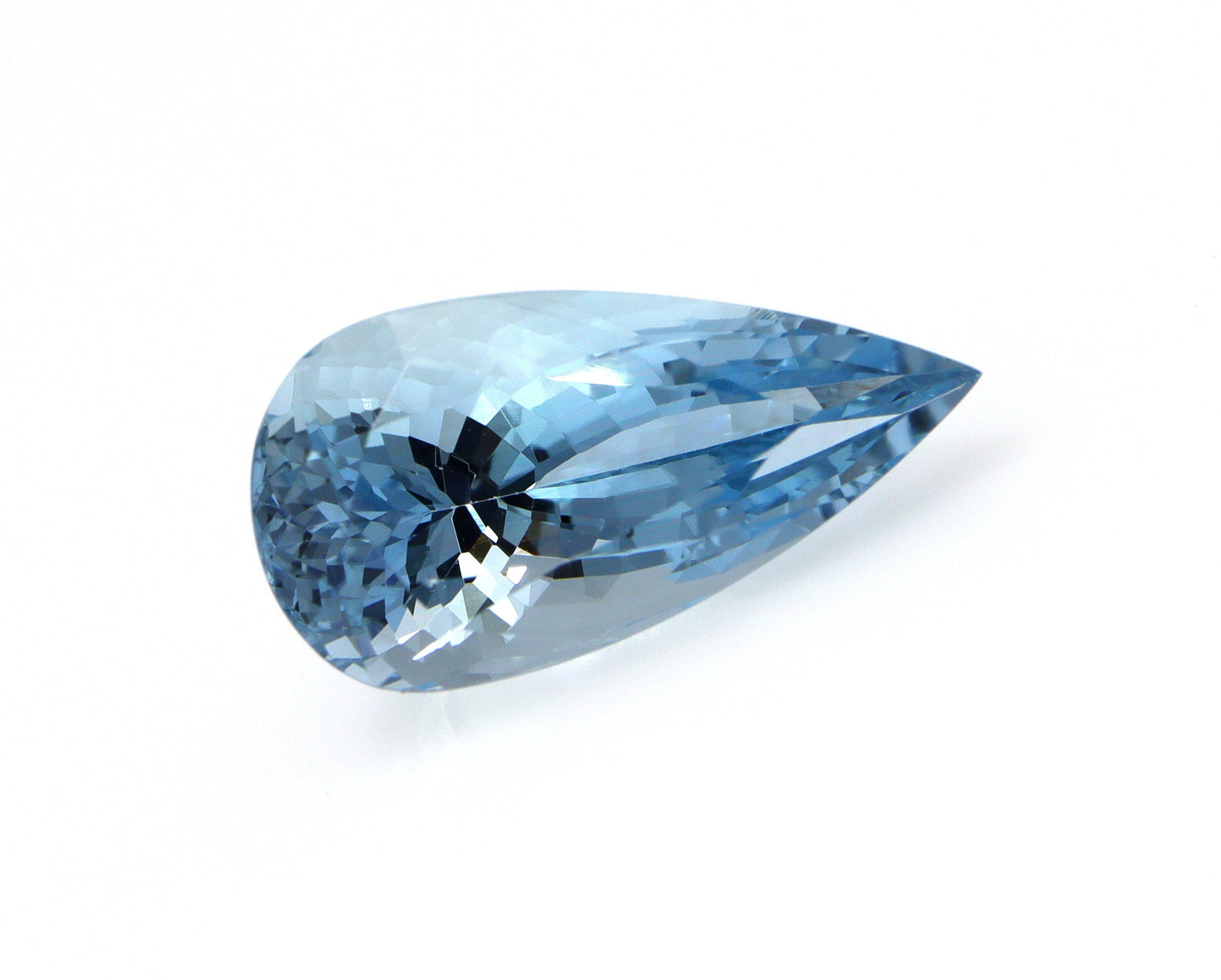 TOP BLUE! 3.9 Ct AAA+ Natural Aquamarine Pear Cut, Loose Aquamarine Gemstone, Pear Engagement Ring Stone