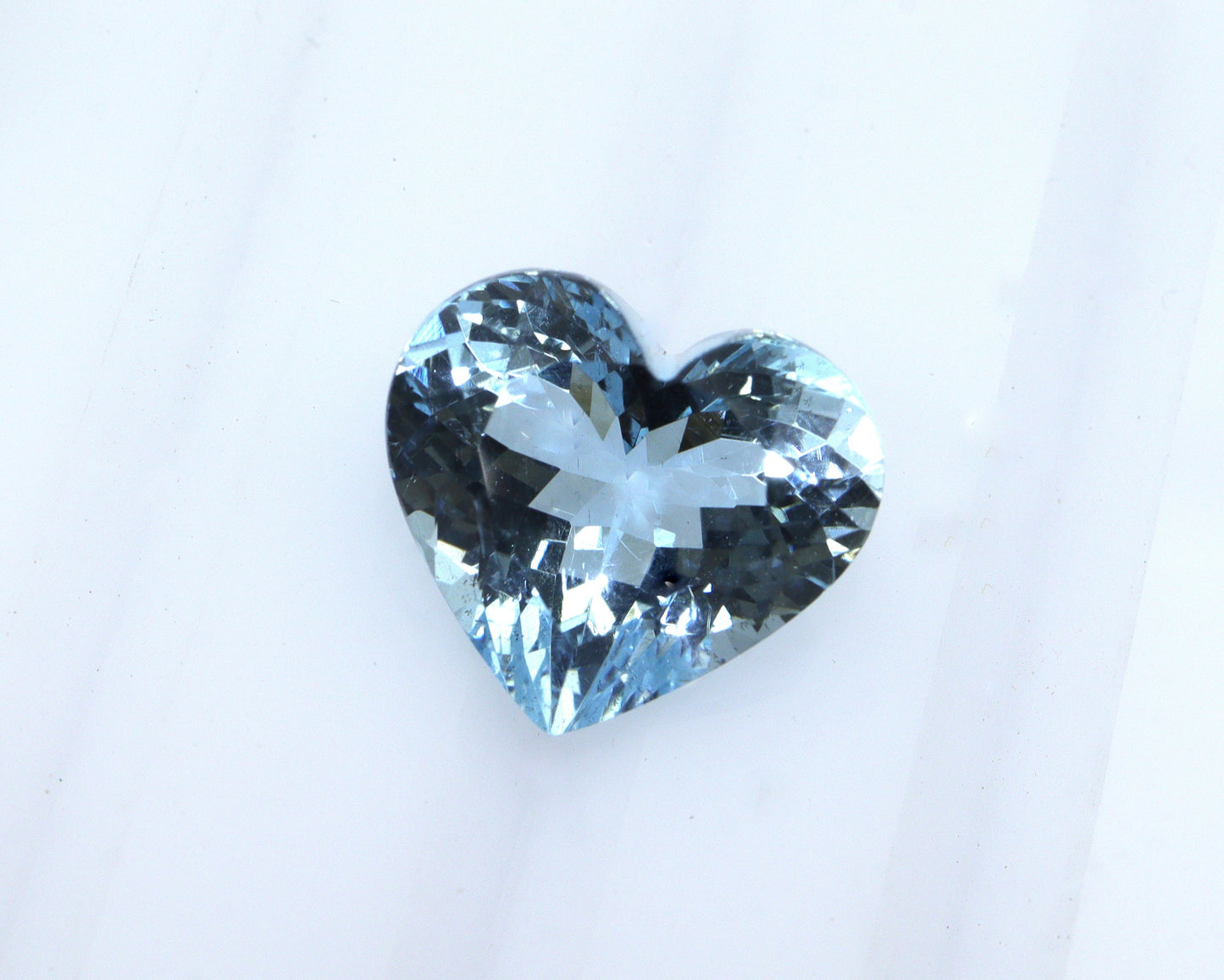 4.5 Ct AAA Natural Aquamarine Heart Cut | High Grade Unheated Aquamarine | Heart Shape Gemstone for Engagement Ring or Pendant