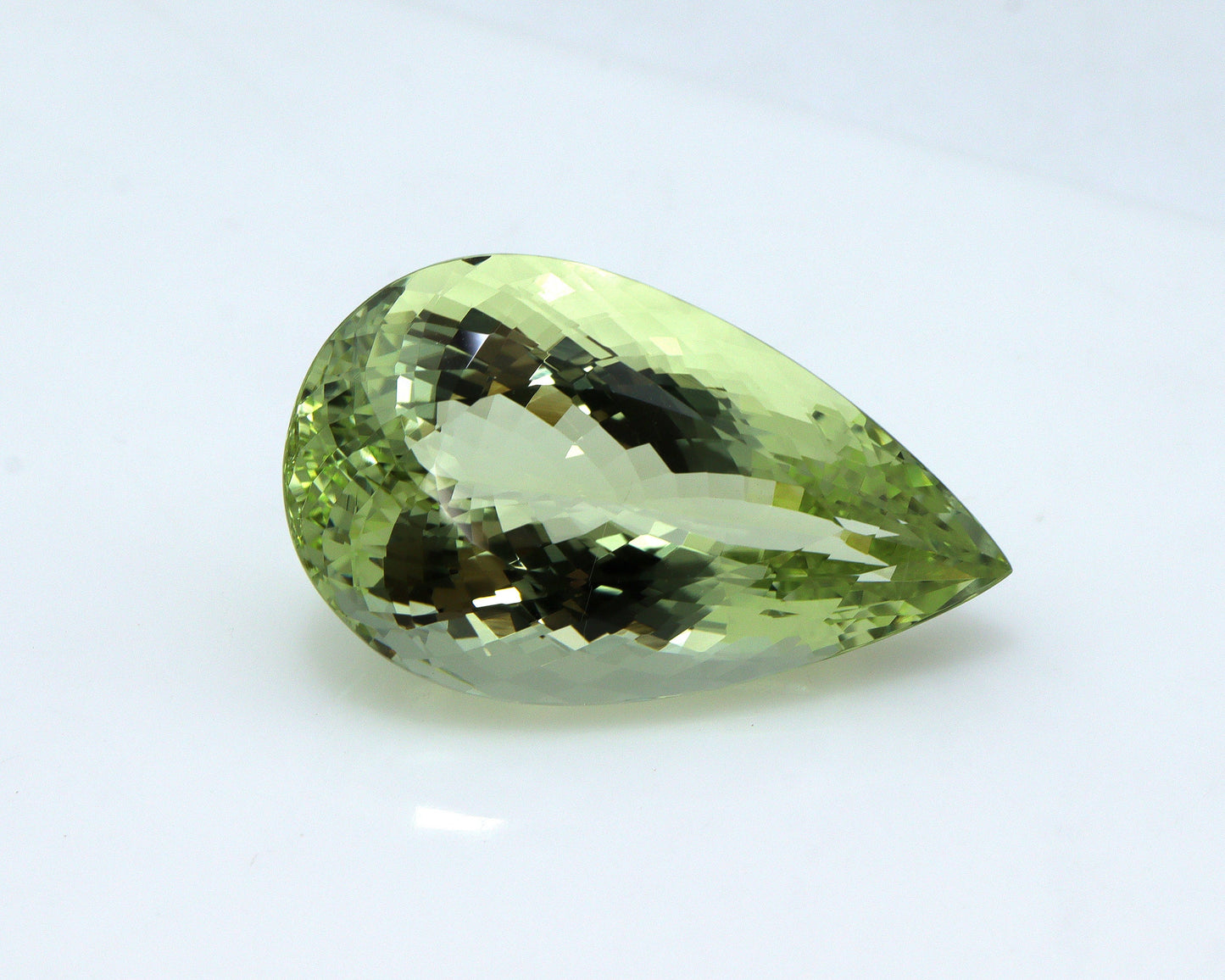 34.7 Ct AAA+ Natural Heliodor – Pear Cut, BIG Greenish Golden Beryl, Collector’s Gemstone, Rare Yellow-Green Beryl
