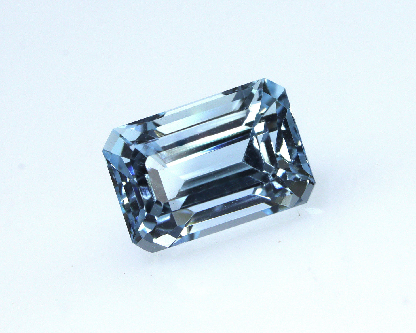 1.9 Ct Emerald Cut Aquamarine | AAA Natural Aquamarine for Jewelry | East West Ring Gemstone | Eye Clean | Horizontal Ring | East West Ring