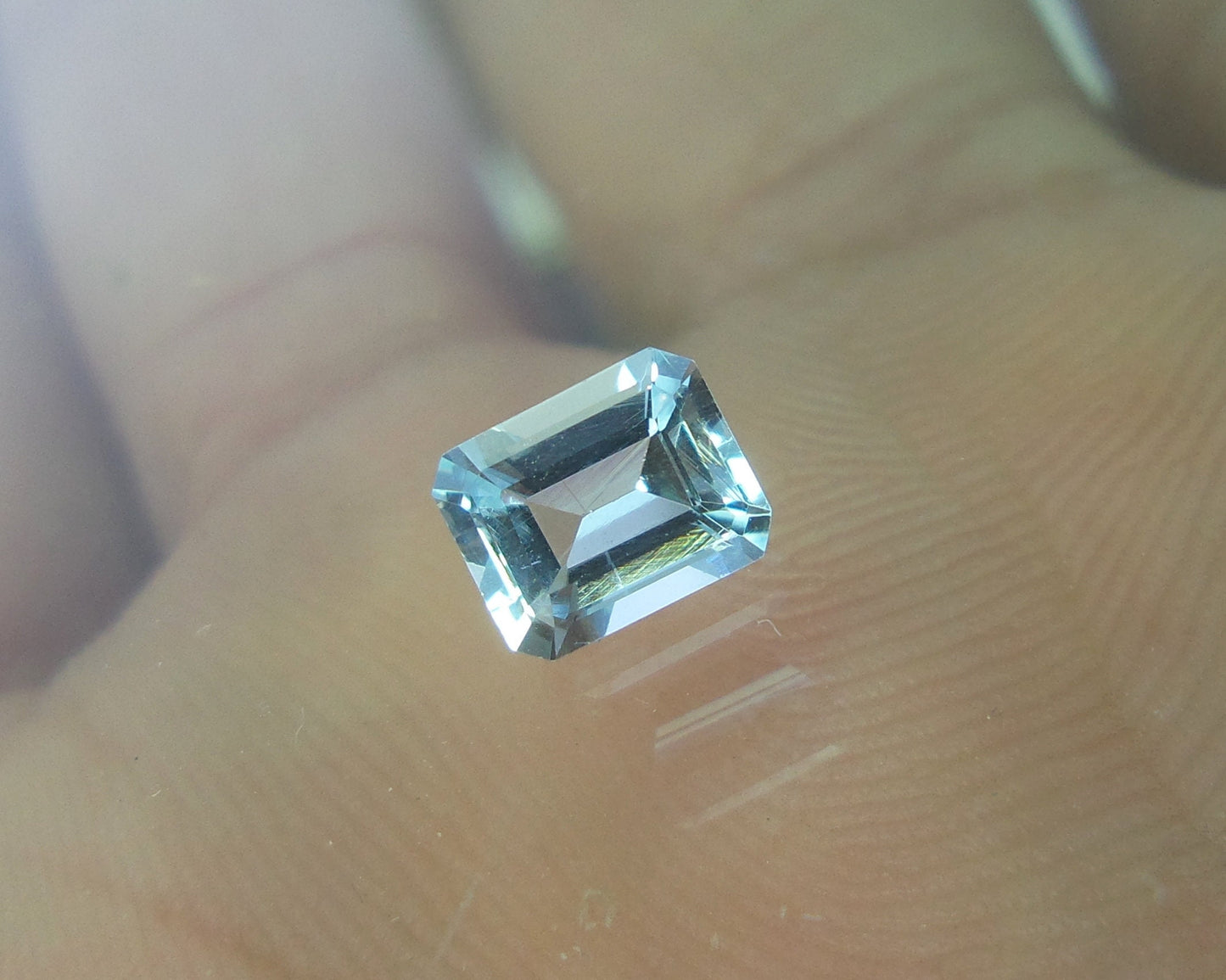 AAA Natural Aquamarine Emerald Cut (6.3x5.1 mm) – Medium Blue Loose Gemstone | March Birthstone