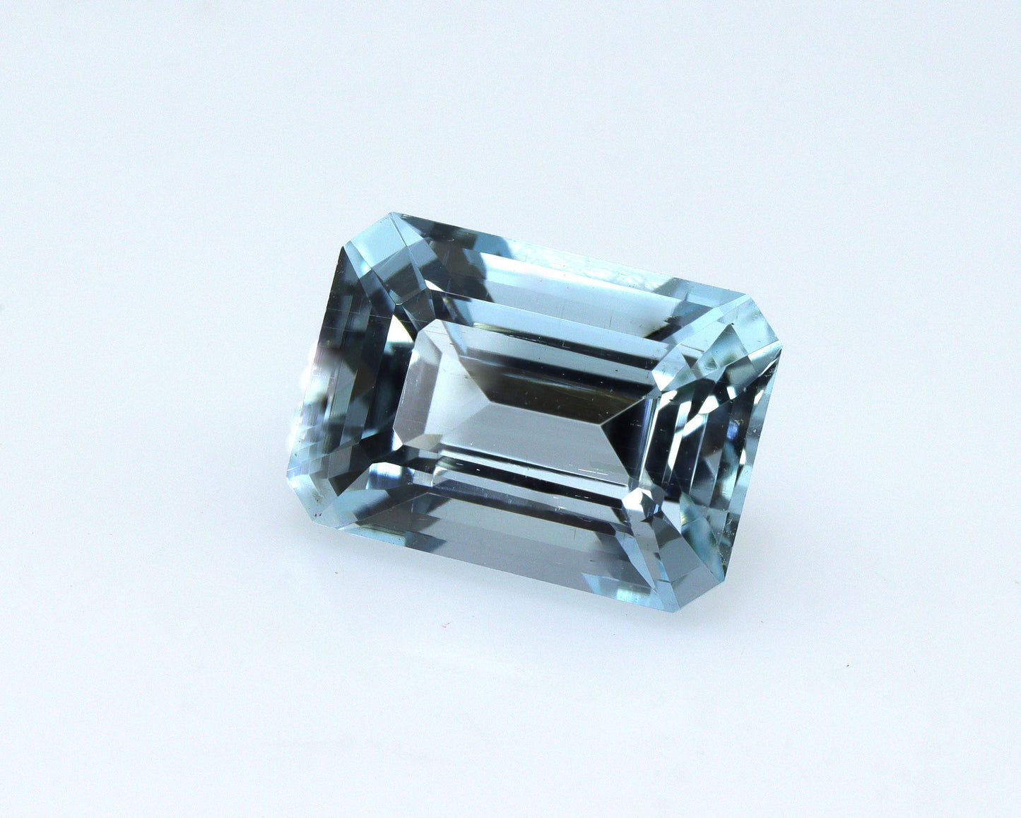 2.8 Ct Aquamarine Gem Emerald Cut | Loose Blue Aquamarine for Ring, Necklace | Custom Fine Jewelry Stone | Engagement Ring Gem | 9.9x7 mm