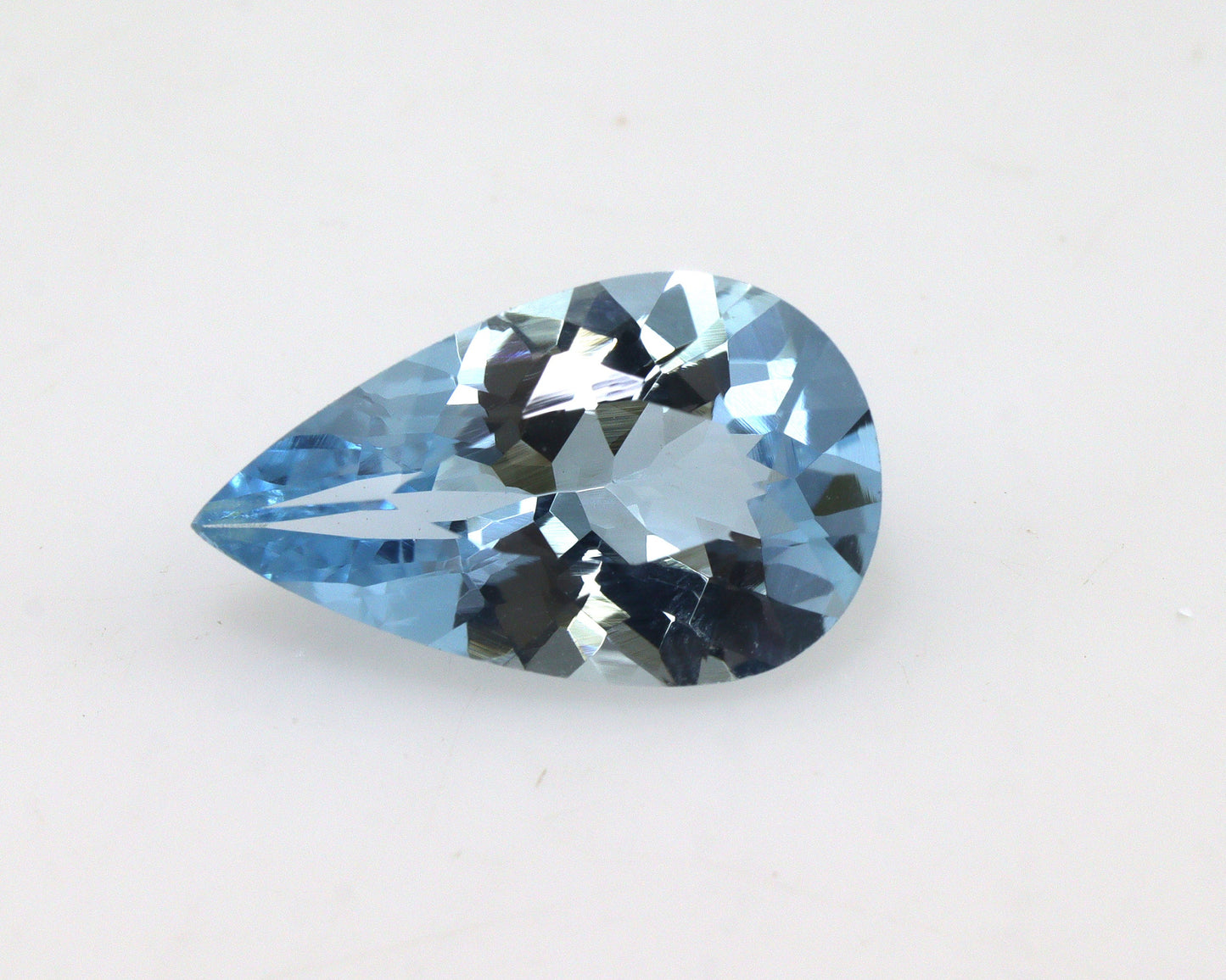 2.58 Ct Natural AAA+ Aquamarine Pear Cut 13.3x8 mm | Loose Blue Aquamarine Gem for Pear Ring, Pendant, Necklace