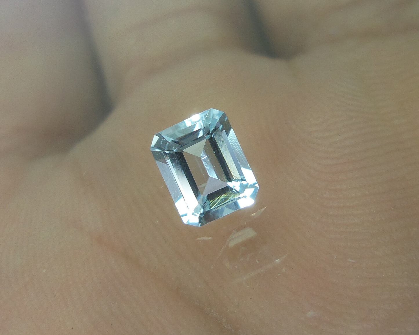 AAA Natural Aquamarine Emerald Cut (6.3x5.1 mm) – Medium Blue Loose Gemstone | March Birthstone