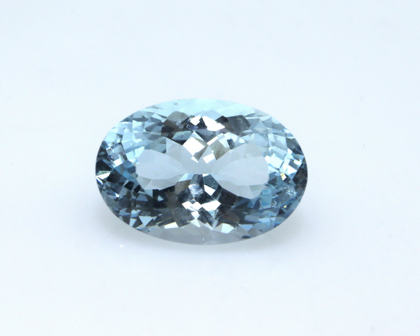 6.5 Ct Natural Aquamarine Oval Cut 15x10.4 mm, Medium Blue Gemstone, Loose March Birthstone, Eye Clean Unheated Aquamarine