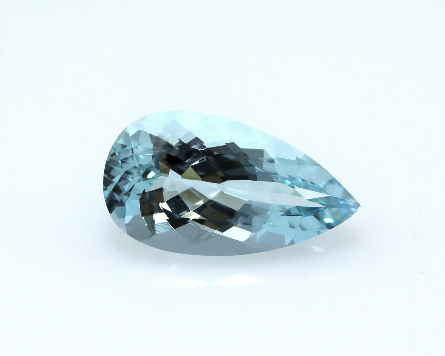 2.9 Ct Natural Aquamarine Pear Cut 13.7×7.5 mm – AAA Medium Blue March Birthstone Gemstone for Ring or Pendant