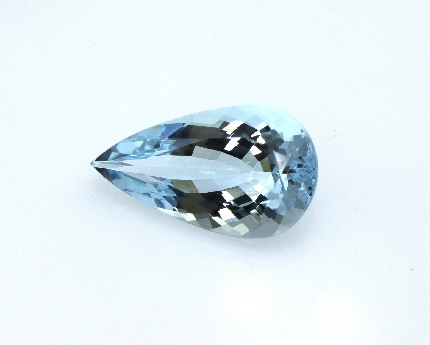 3.6 Ct AAA Natural Aquamarine Pear Cut – 15×8.6 mm | Loupe-Clean Medium Blue | High-Quality Faceted Aquamarine for Ring & Necklace