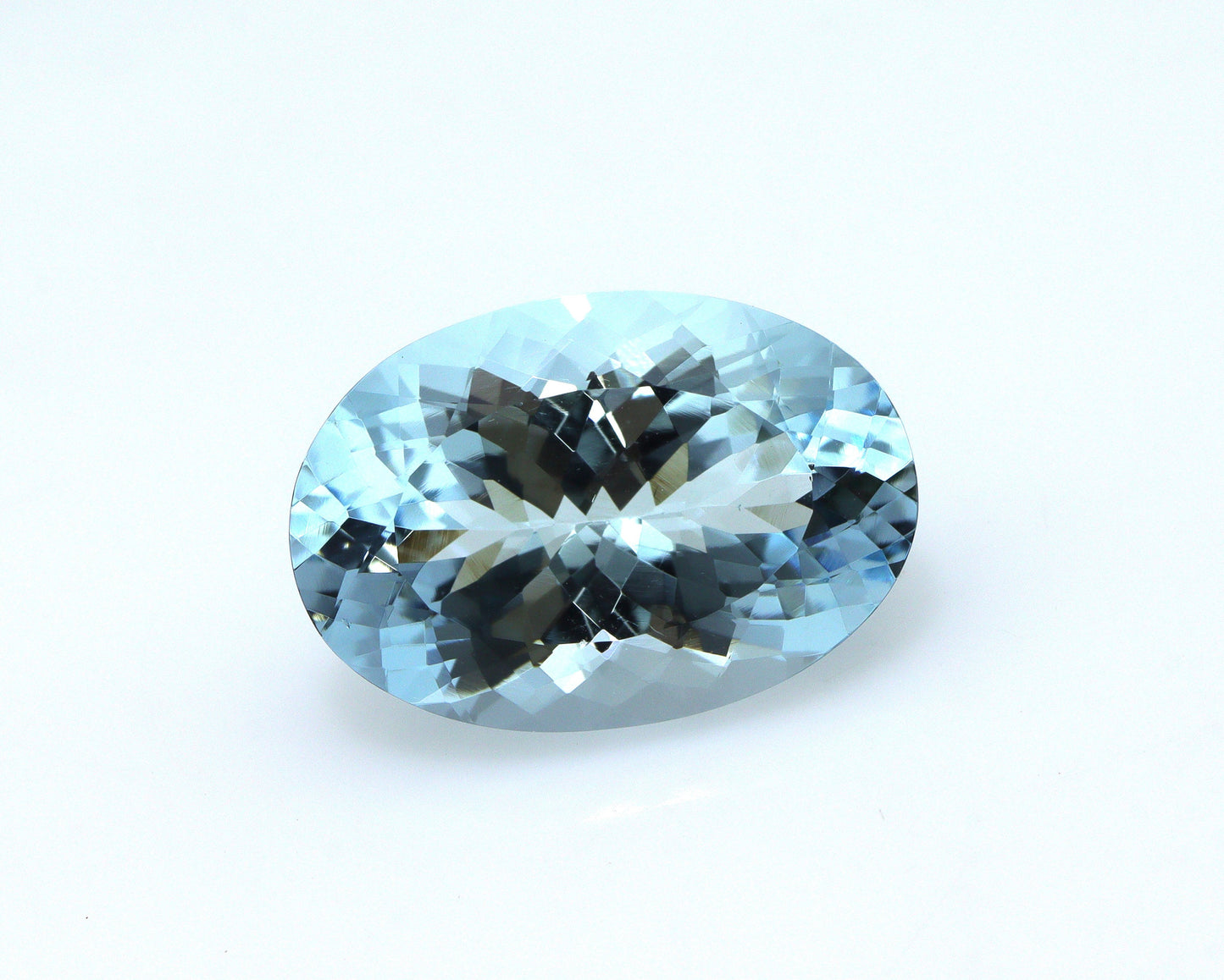 Big Blue Aquamarine 9.7 Ct, Natural Oval Cut AAA+ Quality, Saturated Sea Blue • No Heat • Loupe Clean Gemstone for Pendant/Ring