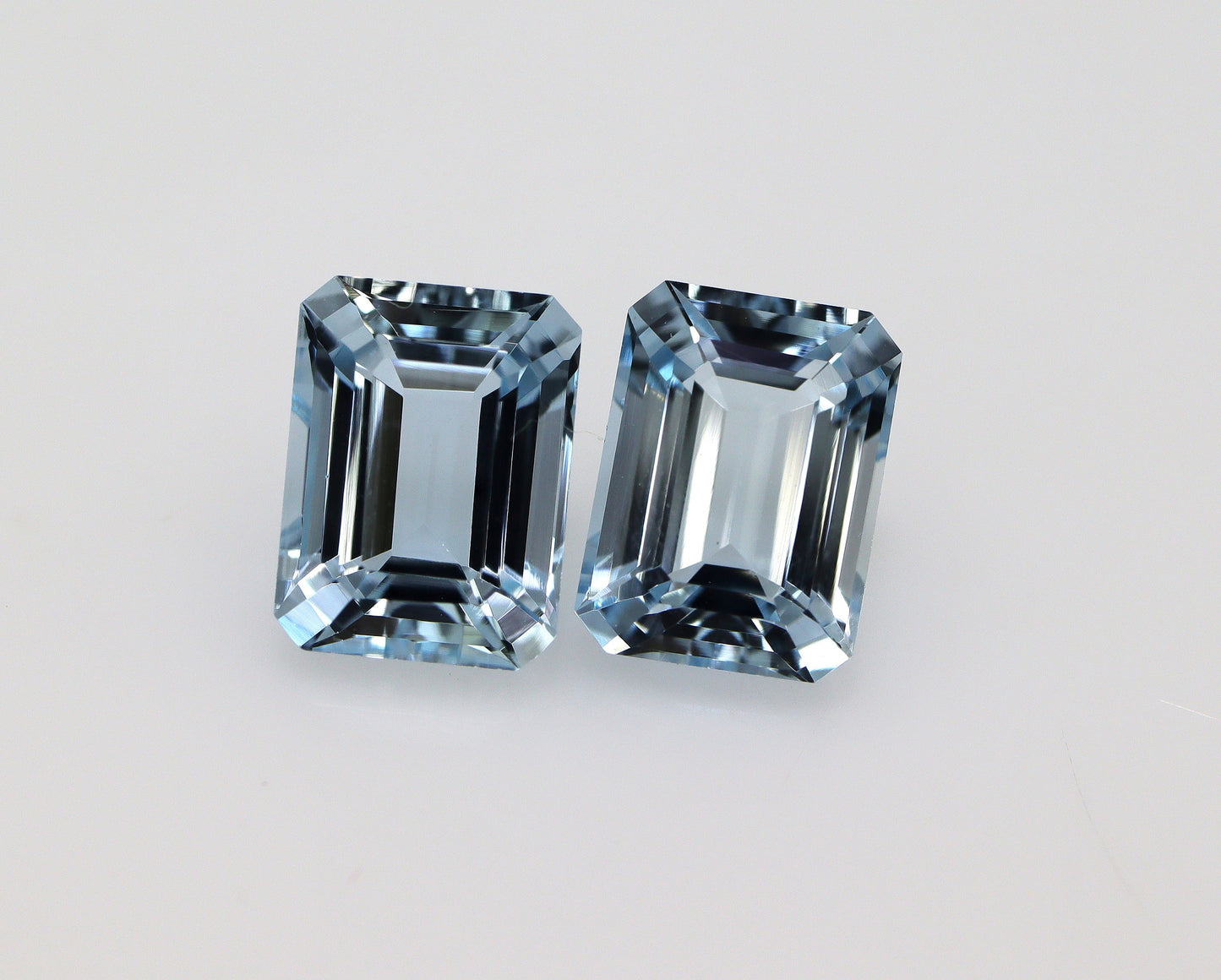 8x6 mm Aquamarine Gemstones – Emerald Cut, 1.6ct Natural March Birthstone, Medium Blue, Eye Clean, Custom order Aquamarine, Calibrated Stone