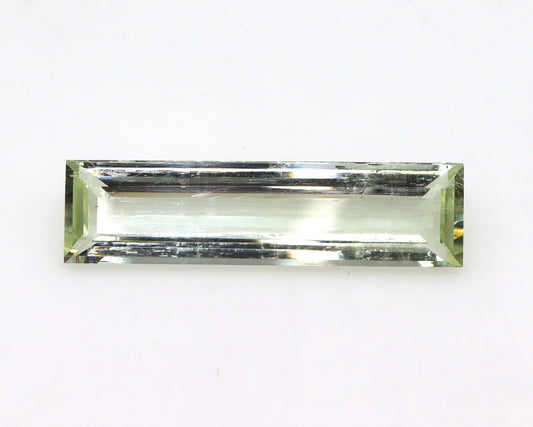 LARGE Baguette! 29.8x7.8 mm Natural Yellow Aquamarine Long Baguette, Baguette Necklace, 9.94 Cts Unique Cut Heliodor, Skinny Cut, Pencils