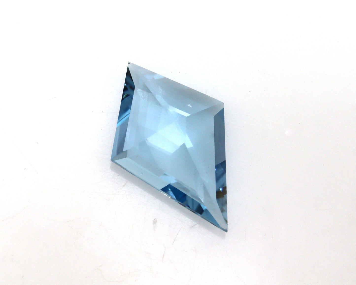 3 Ct AAA Aquamarine Kite Cut 19x11 mm | Exclusive Diamond Shape Natural Gemstone, Designer Cut for Custom Jewelry