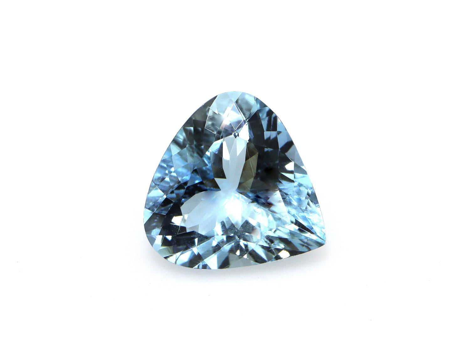 4.9ct Dark Blue Aquamarine Heart | SUPER BLUE AAA+ Natural Gem, Eye Clean Unheated Heart Shape, Big Pendant or Ring Gemstone, Heart Necklace