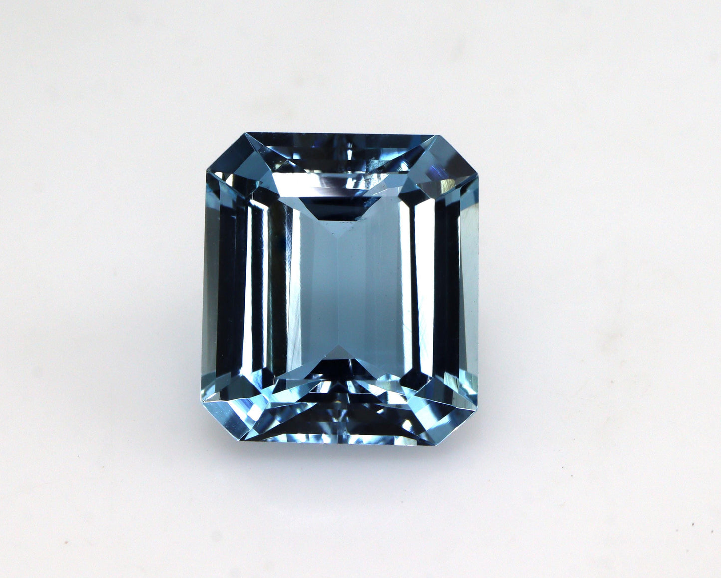 Santa Maria Aquamarine 4.45 Ct | 11x10 mm Dark Blue Emerald Cut Gemstone, Exclusive Natural Stone for Engagement Ring