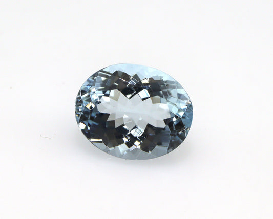 2.2 Ct Natural Aquamarine Oval Cut 9.4x7.6 mm, Loose Blue Gemstone, March Birthstone, AAA Sky Blue Aquamarine