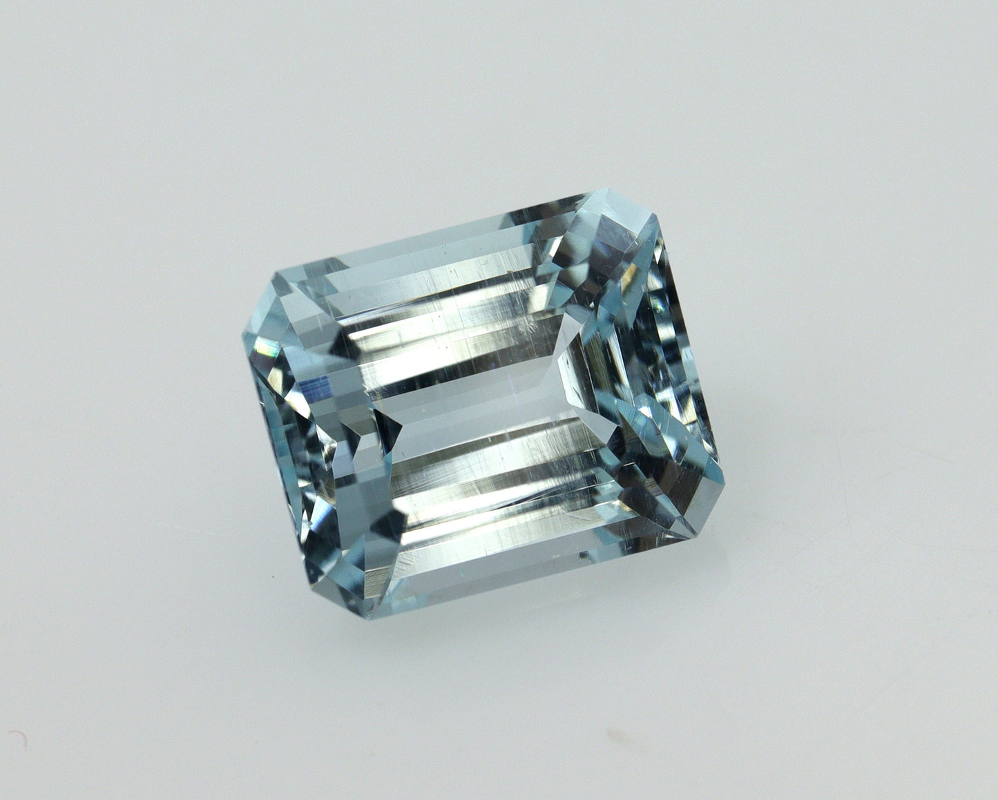 3 Ct Natural Aquamarine Emerald Cut 9.1x7.6 mm, Loose Light Blue March Birthstone, Aquamarine for Ring, AAA Grade Gemstone