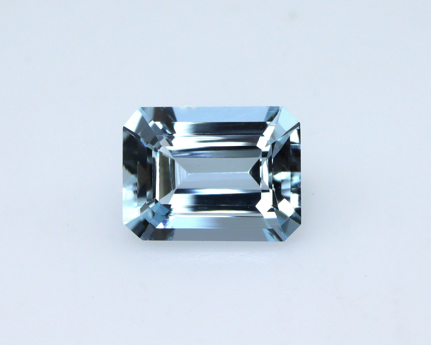 1.5 Ct Natural Aquamarine Emerald Cut | 8.3x6.3mm AAA Gemstone, Eye Clean Aquamarine for Ring or Necklace, March Birthstone, Ring Making Gem