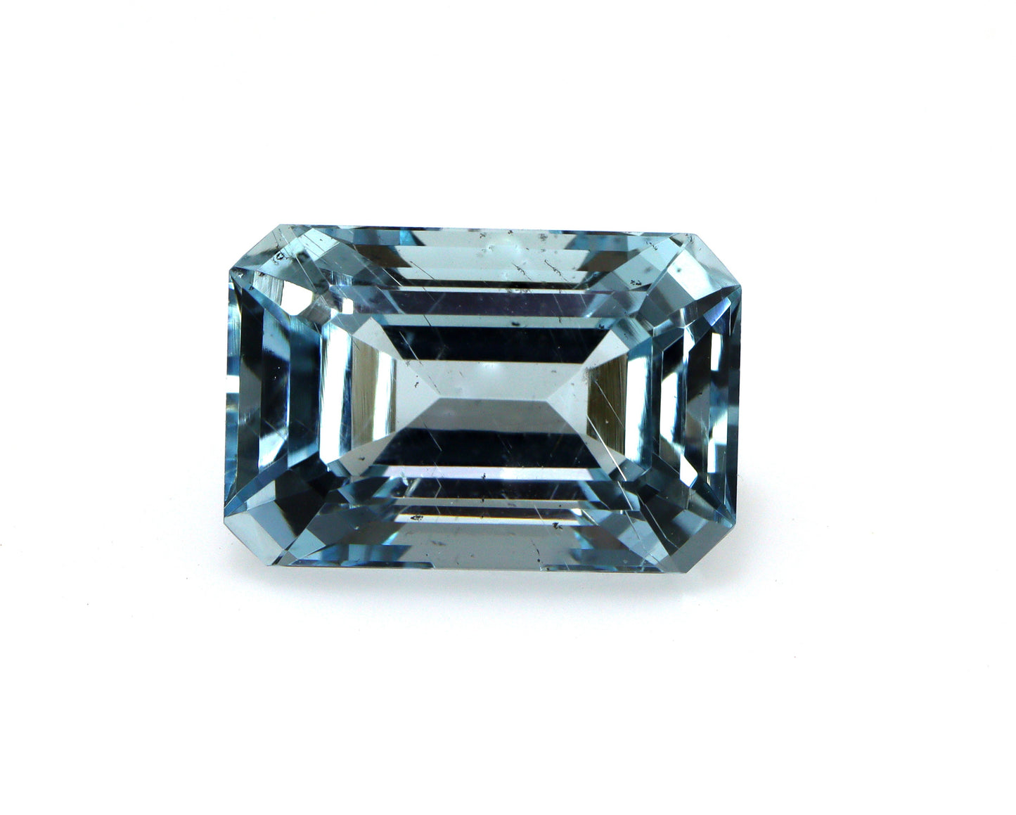5.3 Ct Natural AAA Aquamarine Emerald Cut | Top Medium Blue VS Clarity Gemstone | Rectangle Loose Aquamarine For Ring