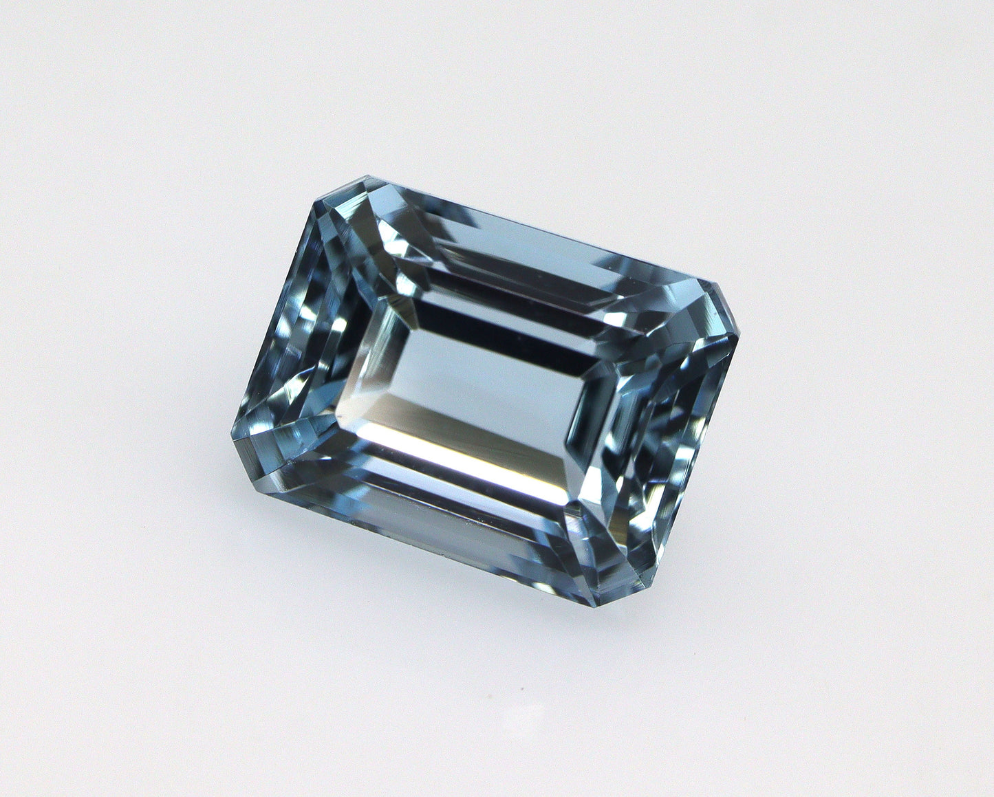 1.6 Cts AAA Natural Aquamarine Emerald Cut – Deep Saturated Blue Gemstone - 7.6x5.9 mm