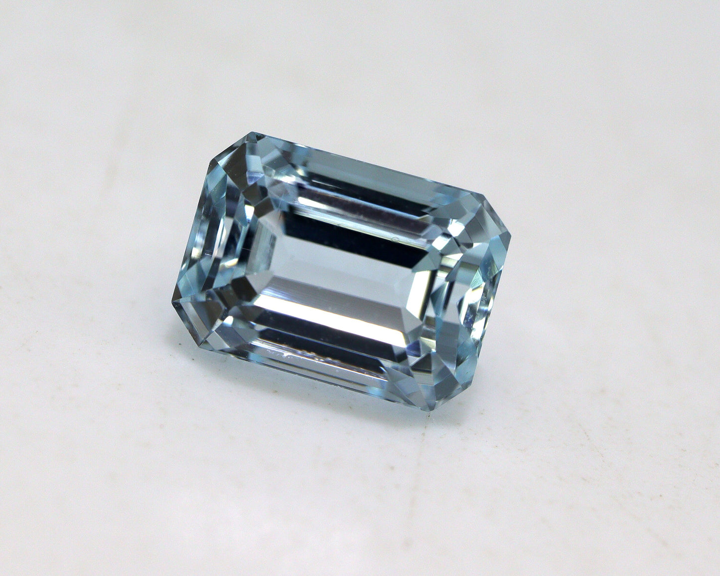 2 Ct AAA Natural Aquamarine | Emerald Cut Loose Gem | Light Blue | Eye Clean to VVS | East West Ring Gem | Birthday & Christmas Gift
