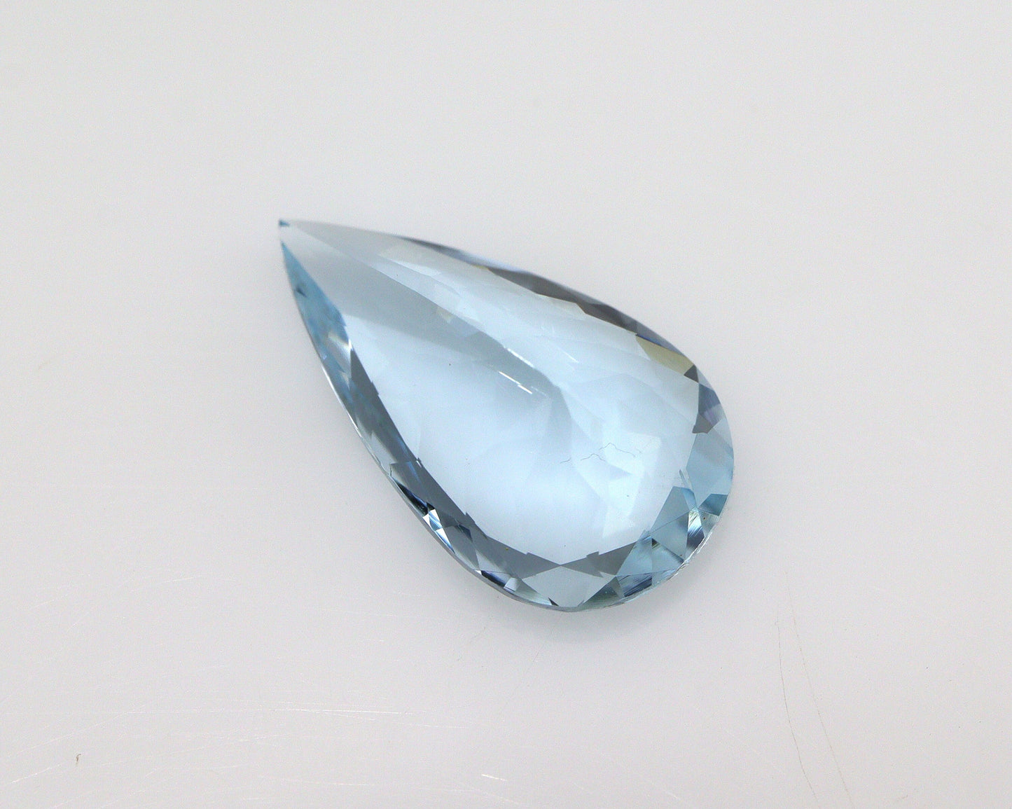2.6 Ct Natural Aquamarine Pear Cut 14.2x8 mm, AAA Loose Gemstone, Medium Blue March Birthstone, Tear Drop Aquamarine
