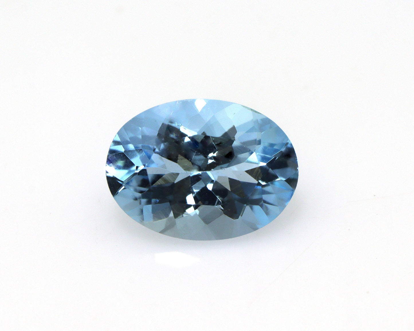 1.75 Ct Dark Blue Natural Aquamarine Oval Cut | AAA+ Unheated Eye Clean Loose Gemstone for Ring & Pendant