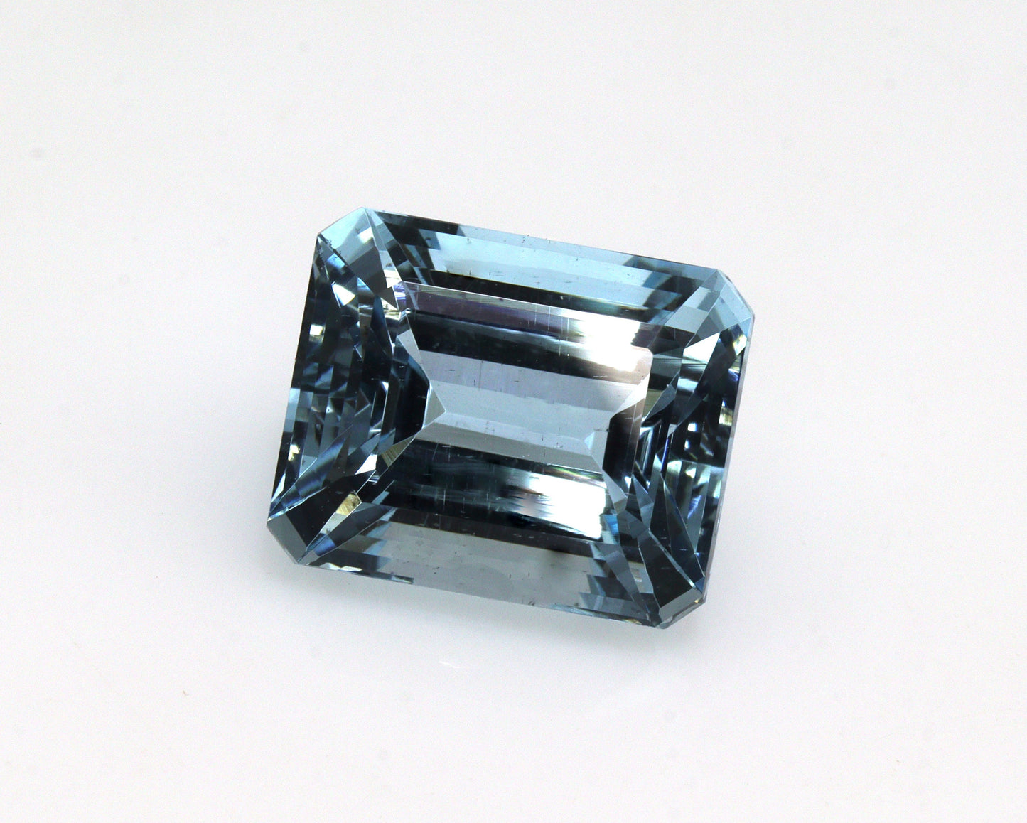 8.1 Ct AAA Natural Aquamarine Emerald Cut Gemstone | Super Blue Aquamarine | March Birthstone | Large Ring or Pendant Stone