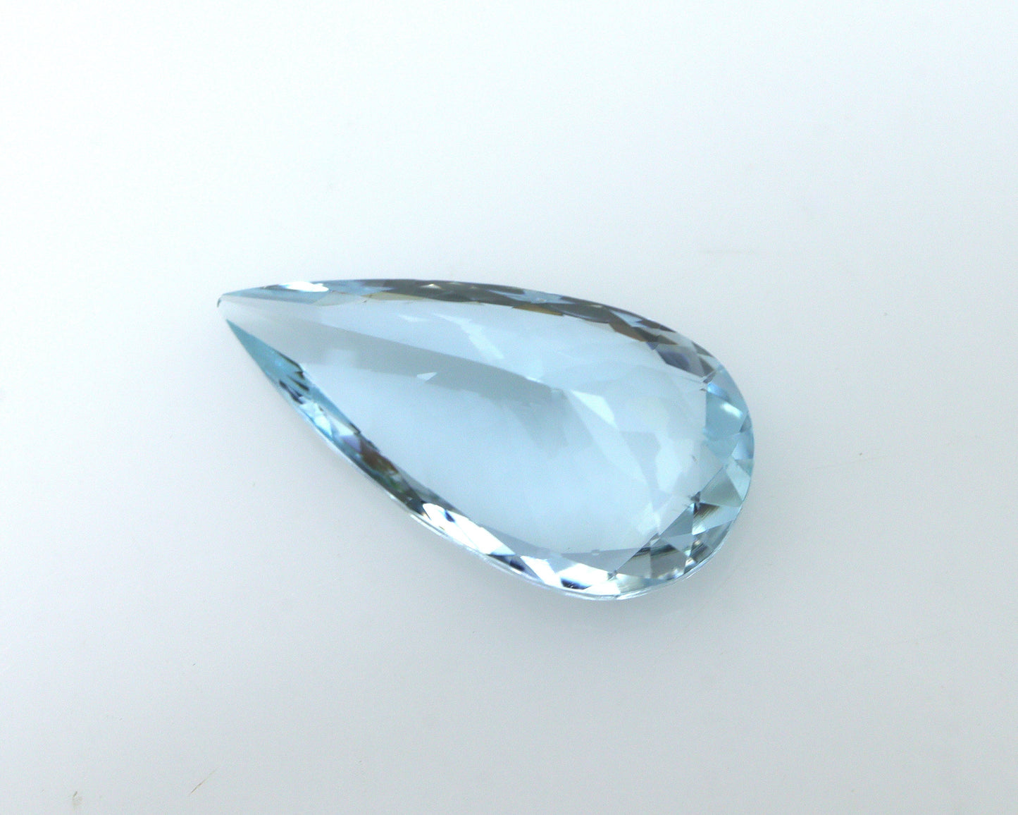 FINE QUALITY! 3.5 Cts AAA Natural Aquamarine Pear Cut 15.7x8 mm, Pear Ring, Top Grade Aquamarine Fine Jewelry, Aquamarine Pear Pendant