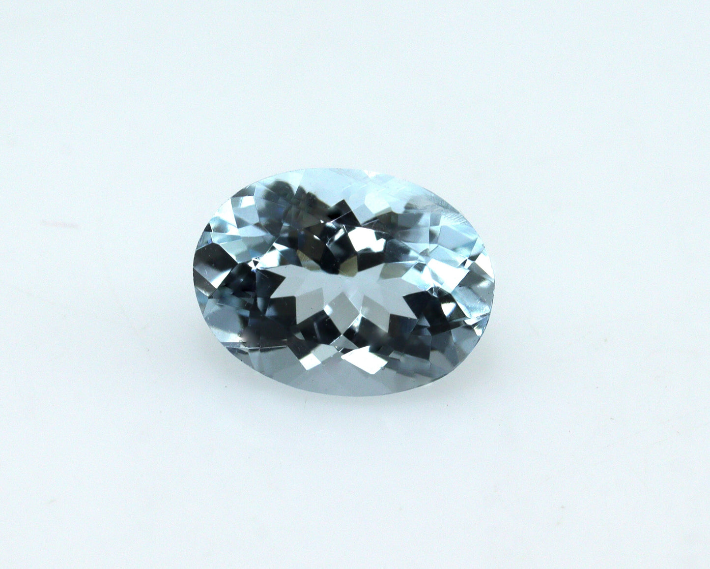 8×6 mm AAA+ Natural Aquamarine Oval Cut | 1.33 Ct No Heat African Loose Gemstone for Ring & Pendant