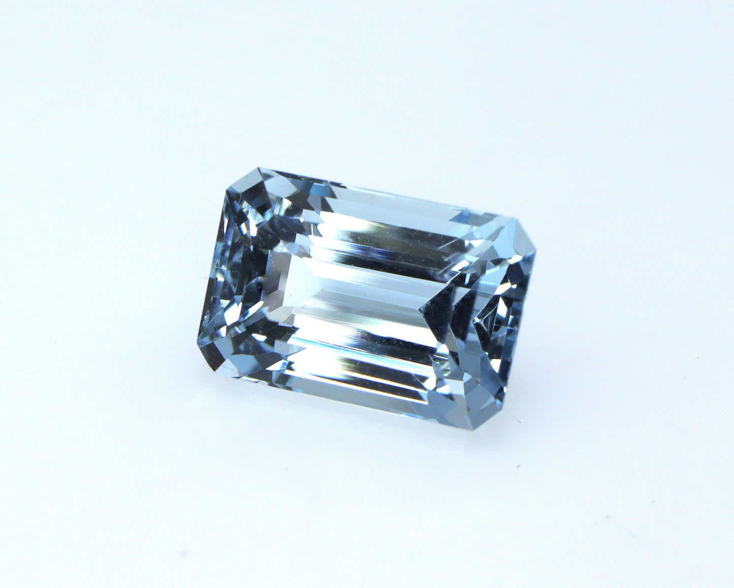 1.9 Ct Emerald Cut Aquamarine | AAA Natural Aquamarine for Jewelry | East West Ring Gemstone | Eye Clean | Horizontal Ring | East West Ring