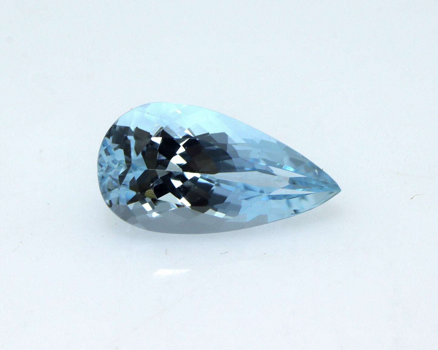 2.2 Ct Natural Aquamarine Pear Cut – 12.5×6.7 mm | Medium Blue | Eye-Clean Faceted Gem | Perfect for Engagement Ring, Halo Pendant