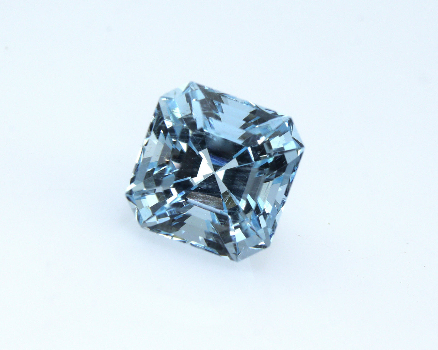 2 Ct Natural Aquamarine Asscher Cut, 7mm Square Blue Gemstone, Loose Aquamarine for Ring, Pendant, March Birthstone, Square Blue Gem