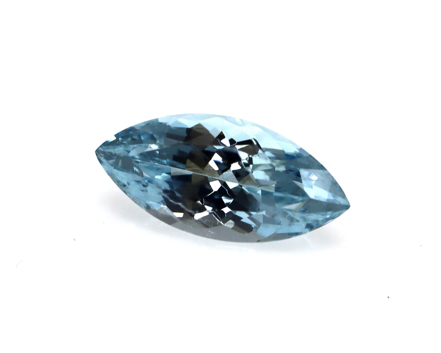 2.3 Ct AAA Aquamarine Marquise, medium blue, eye clean. Perfect for engagement rings, pendants & March Birthstone Jewelry