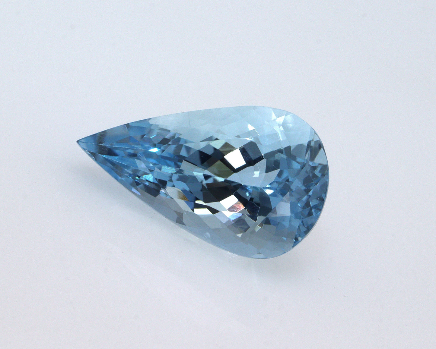 2.28 Ct Dark Blue Aquamarine Pear Cut | AAA+ Natural Gemstone | Loupe Clean | March Birthstone | Aquamarine for Engagement Ring