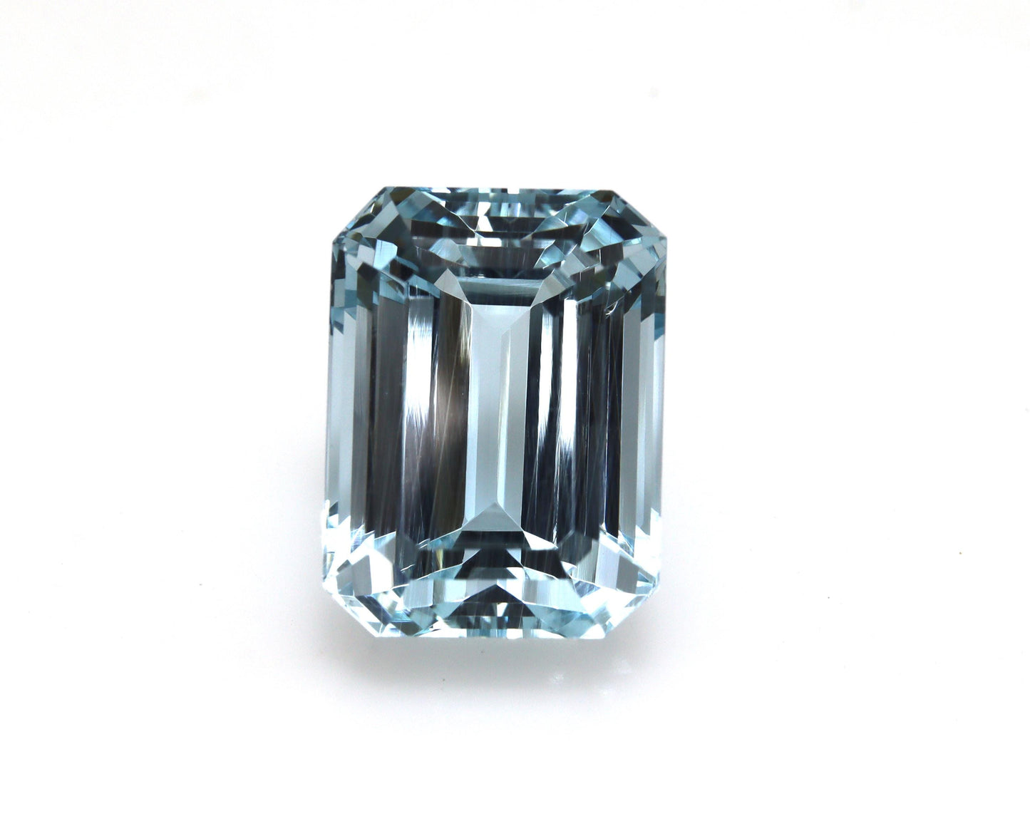 11.5Ct Emerald Cut Aquamarine Loose Gemstone, 14.6x10.9 mm AAA Aquamarine for Pendant or Ring, Emerald Cut Aquamarine, Custom Made Ring