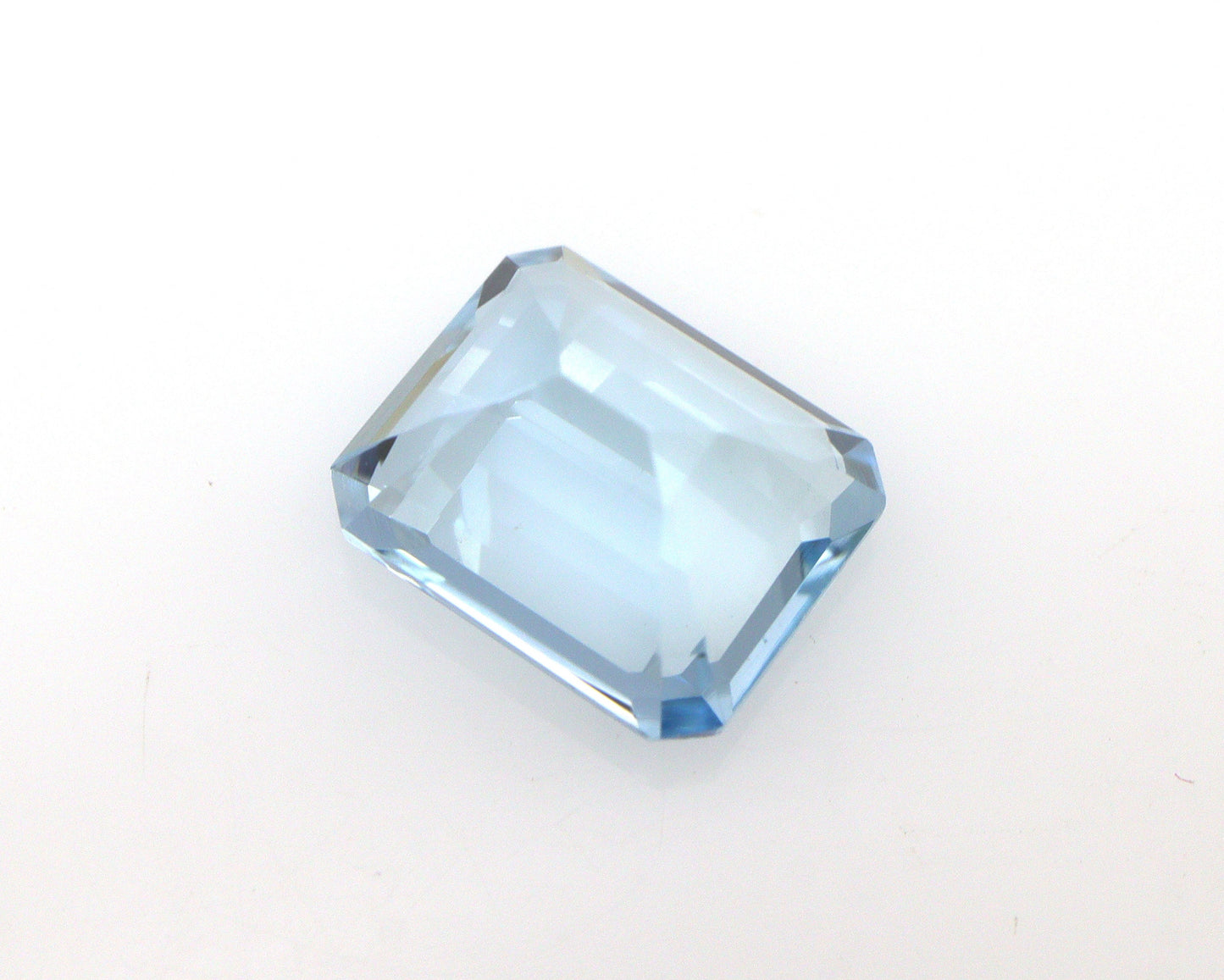 Natural Aquamarine Emerald Cut 6.9x5.5 mm, Medium Blue AAA Gemstone, Loose Aquamarine for Dainty Solitaire Ring or Pendant, March Birthstone