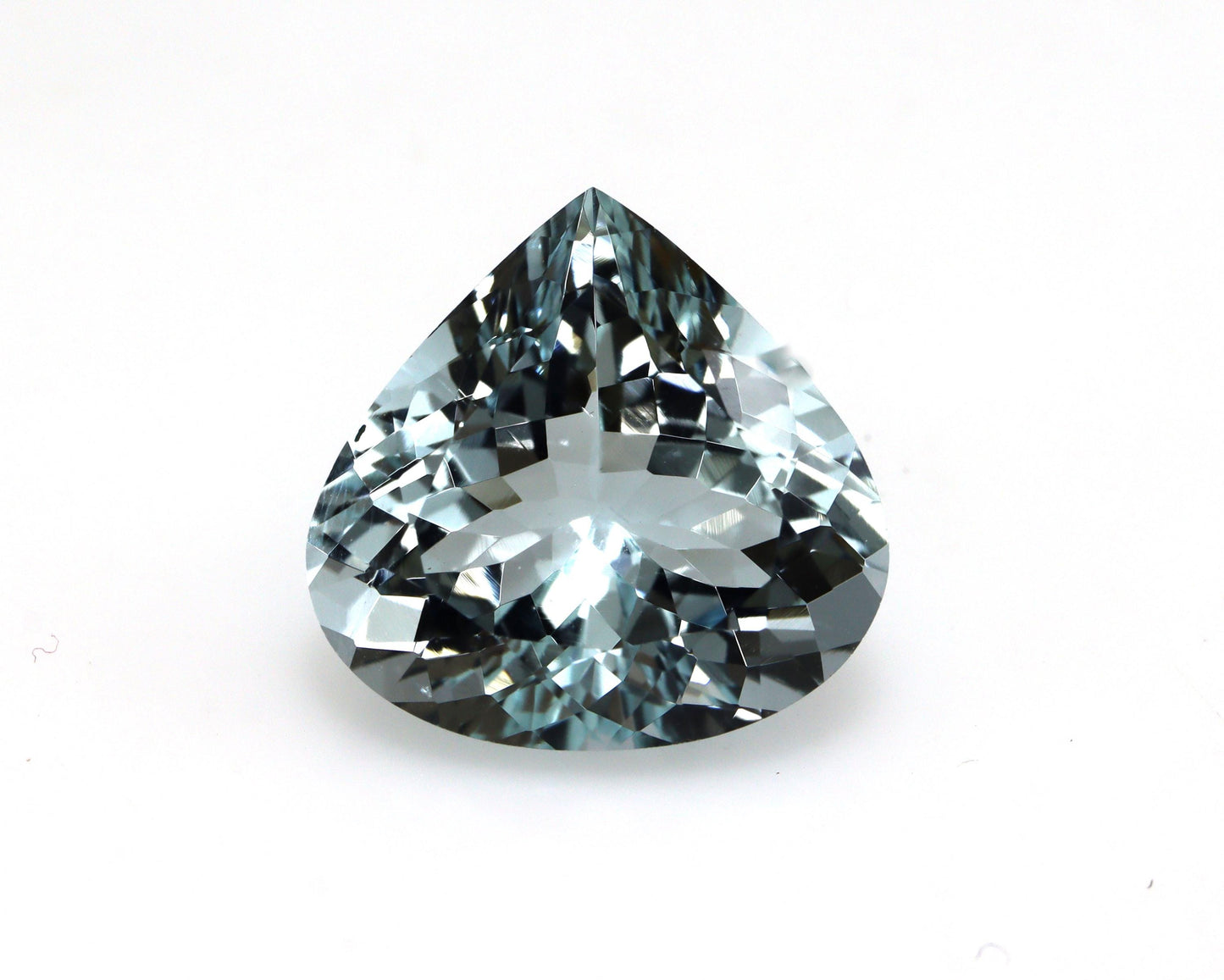 7.5 Ct Natural Aquamarine Heart Cut | Light Blue, Eye Clean, Unheated Gemstone for Ring or Pendant