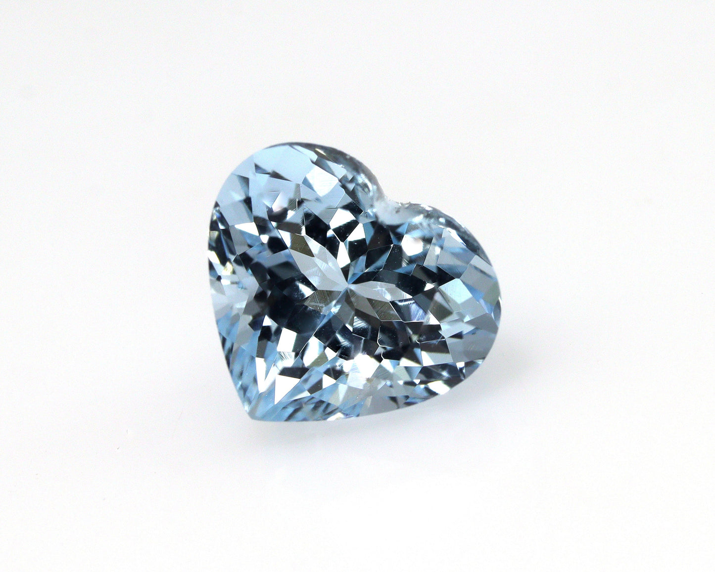 2.26 Ct AAA Natural Aquamarine Heart Cut Gemstone | Medium Blue | Eye Clean | Unheated & Untreated | March Birthstone Ring Necklace