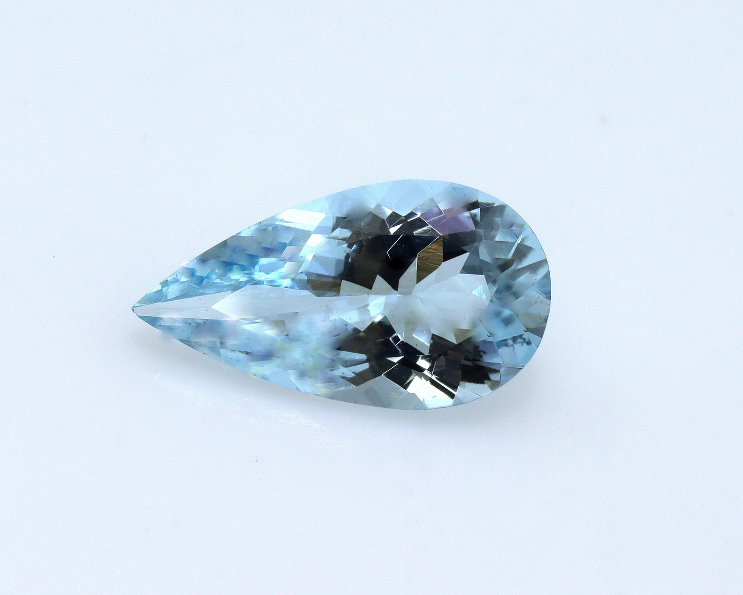 3.1 Ct Pear Cut Aquamarine Gemstone | AAA Natural Blue Aquamarine | Faceted March Birthstone | Loose Aquamarine for Ring or Necklace