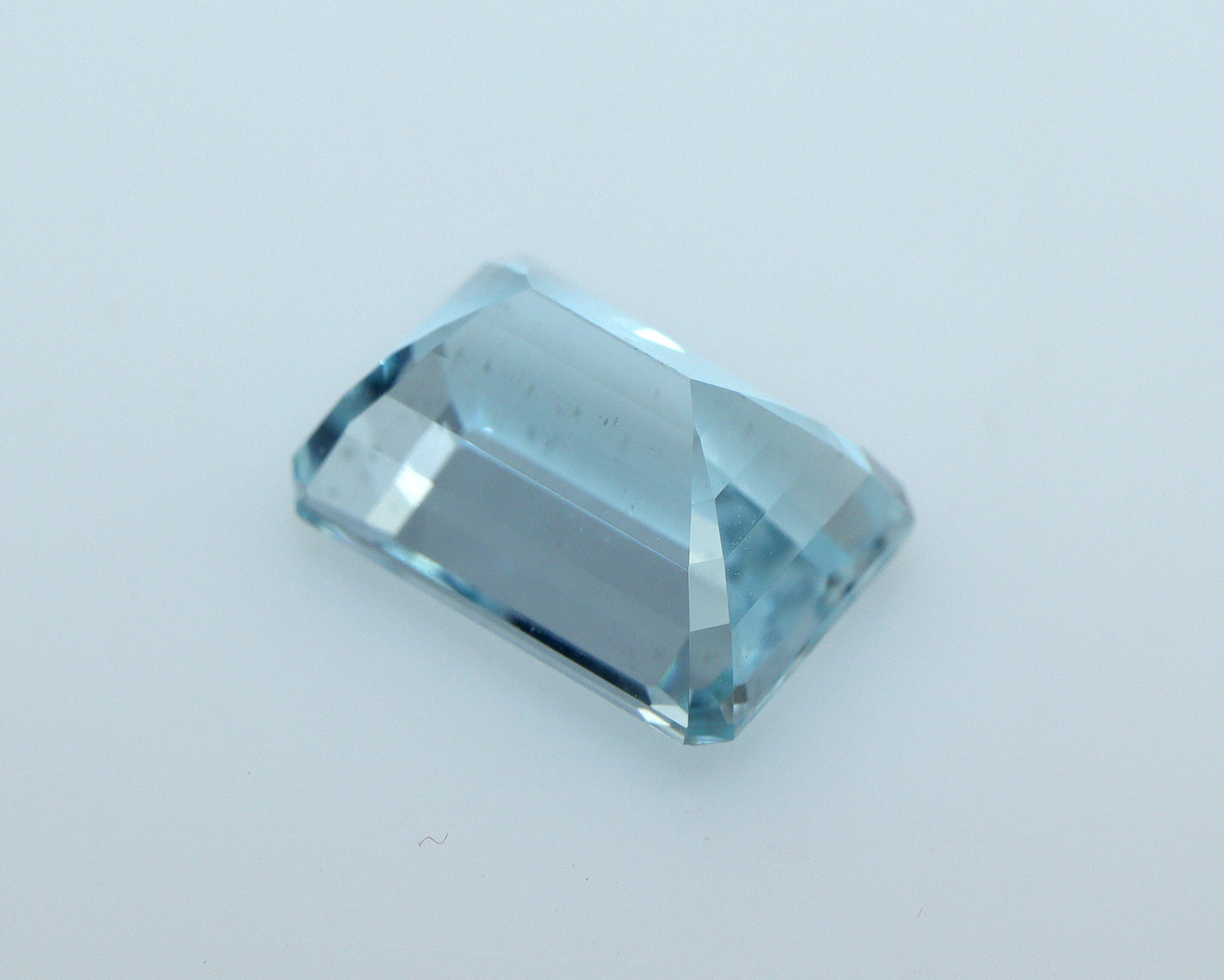3.2 Ct Natural Aquamarine Emerald Cut • AAA VVS Sea Foam Aquamarine • 10x7 mm Loose Gemstone for Ring • Emerald Cut Aquamarine for Jewelry