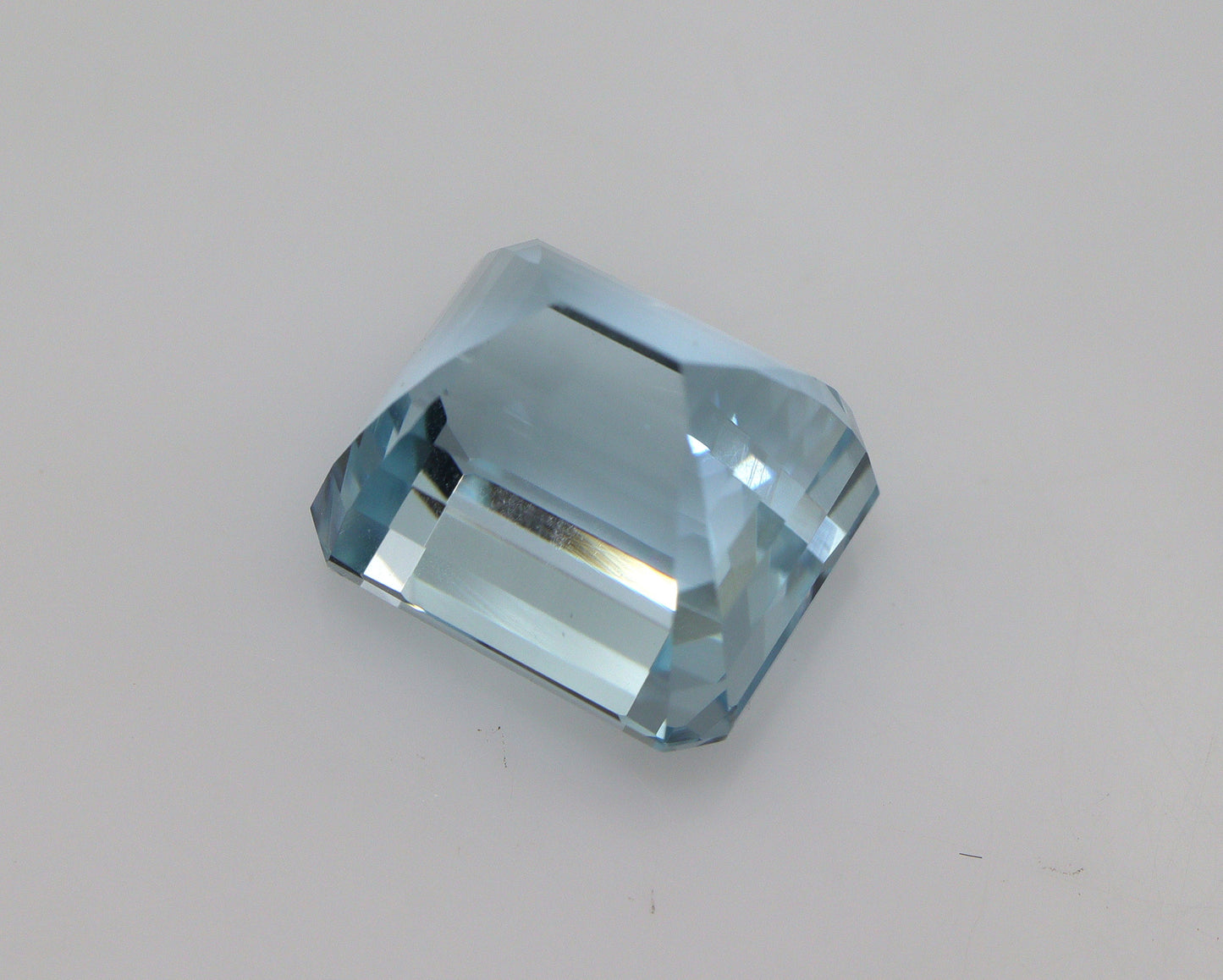 5.9 Ct Emerald Cut Aquamarine | 10.1x8.6 mm Natural Blue Gemstone | Eye Clean Aquamarine for Pendant, Ring, or Statement Necklace