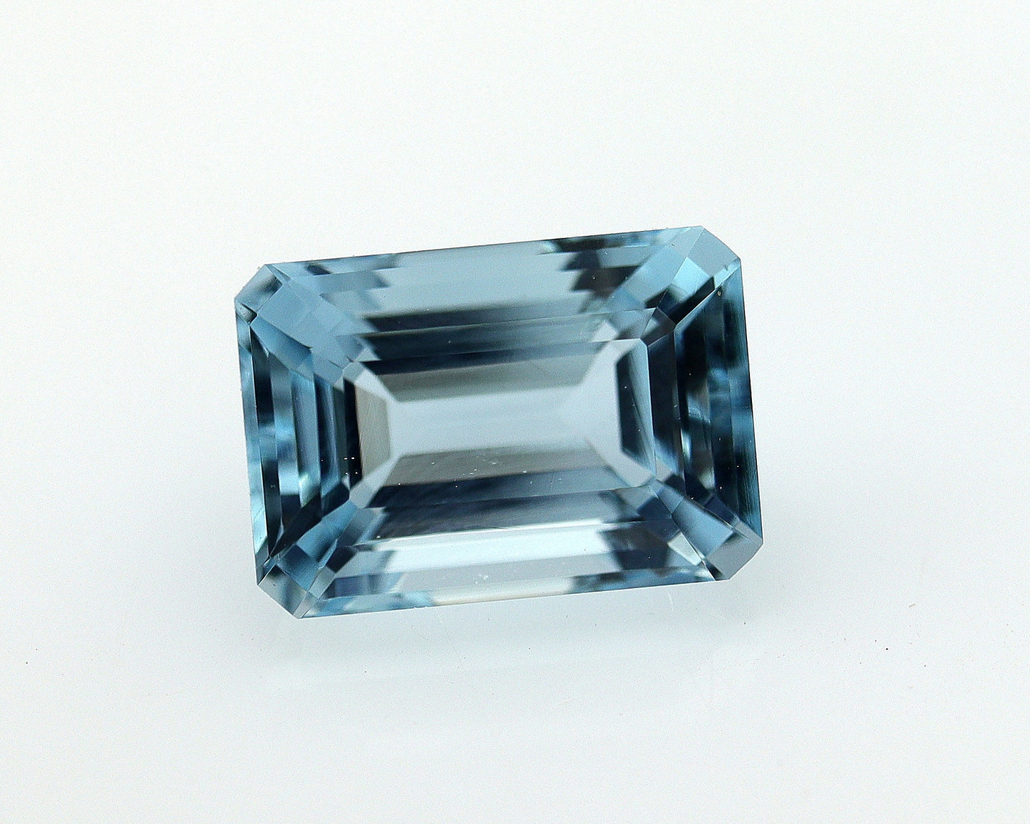 2.5 Ct Aquamarine Emerald Cut – AAA+ Natural 9.3x6.5 mm Medium Blue Gemstone, Eye Clean Aquamarine for Ring or Pendant