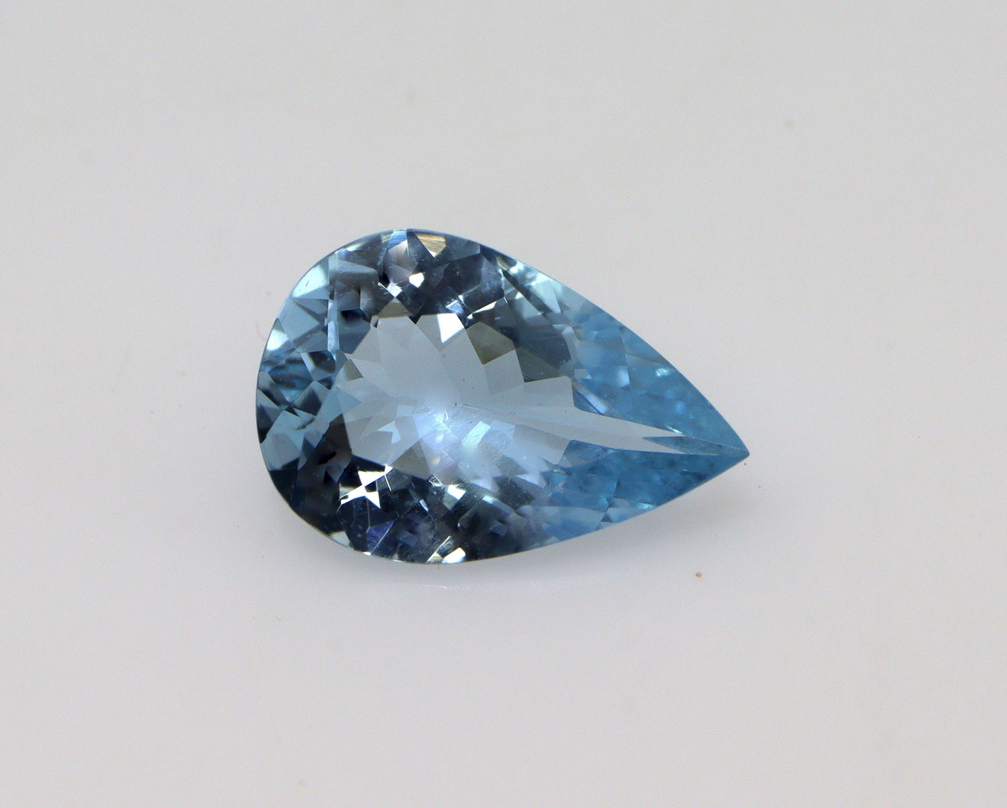 2 Ct Dark Blue Aquamarine Pear Cut | AAA+ Top Blue Gemstone | Eye Clean Natural Aquamarine | Engagement Ring Gem | Engagement Ring Gem