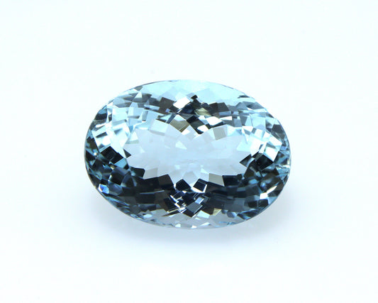 5.5 Ct AAA+ Natural Aquamarine Oval Cut 13.5x9.8 mm, Loupe Clean Medium Blue Aquamarine, Large Loose Gemstone for Statement Ring, Lapidary