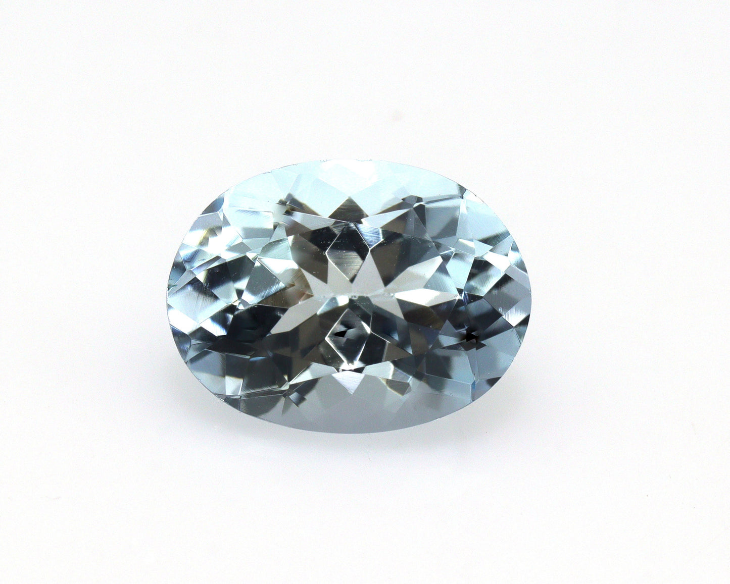 2.4 Ct Aquamarine Oval Cut – AAA Natural Medium Blue Gemstone, Eye Clean Loose Aquamarine for Ring, Pendant