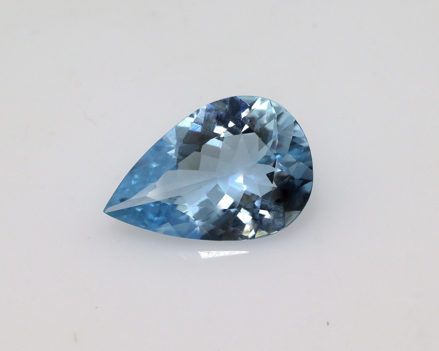 2 Ct Dark Blue Aquamarine Pear Cut | AAA+ Top Blue Gemstone | Eye Clean Natural Aquamarine | Engagement Ring Gem | Engagement Ring Gem